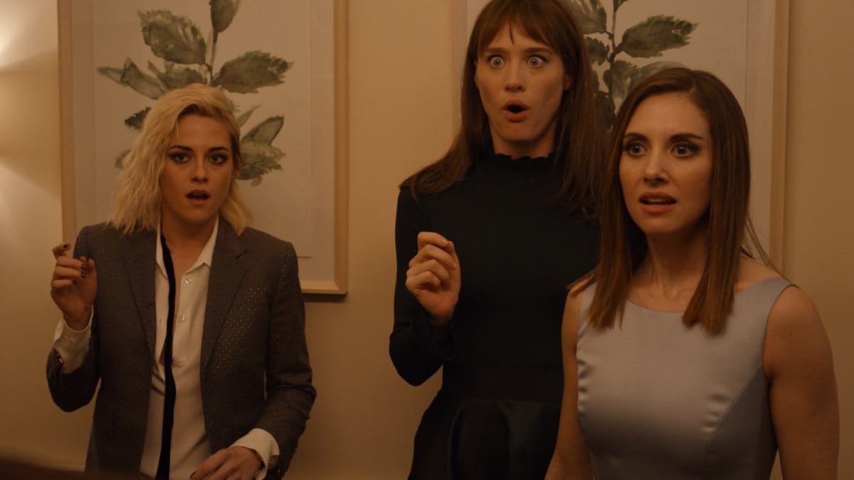 Kristen Stewart, Mackenzie Davis, and Alison Brie